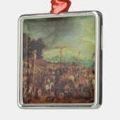 Die Kreuzigung Silbernes Ornament (Links)