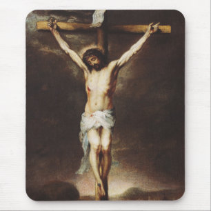 Die Kreuzigung von Bartolome Esteban Murillo Mousepad