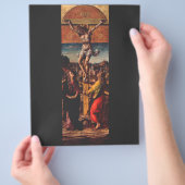 Die Kreuzigung von Carlo Crivelli Flyer (Hand)