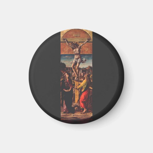 Die Kreuzigung von Carlo Crivelli Magnet (Vorne)