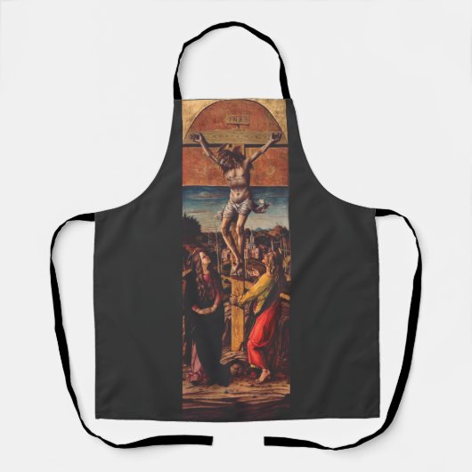 Die Kreuzigung von Carlo Crivelli Schürze (Vorderseite)