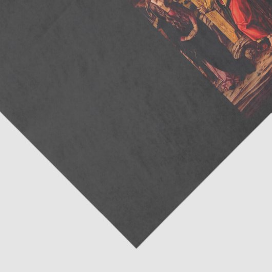 Die Kreuzigung von Carlo Crivelli Seidenpapier (Ausschnitt)