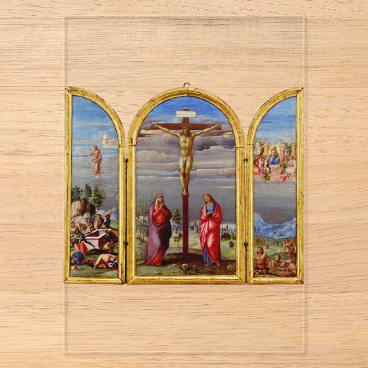 Die Kreuzigung von Francesco Granacci Acryleinladungen (Vorderseite)