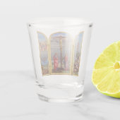 Die Kreuzigung von Francesco Granacci Schnapsglas (Rückseite)