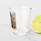 Die Kreuzigung von Francesco Granacci Schnapsglas (Rechts)