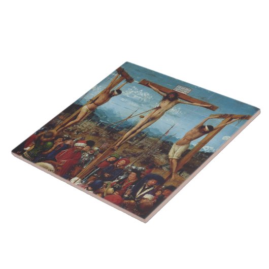 Die Kreuzigung von Van Eyck Fliese (Seite)