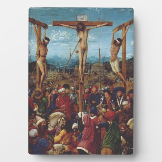 Die Kreuzigung von Van Eyck Fotoplatte (Vorderseite)