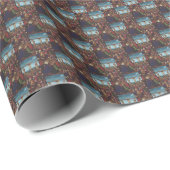 Die Kreuzigung von Van Eyck Geschenkpapier (Rolleneckpunkt)