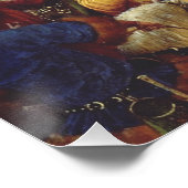 Die Kreuzigung von Van Eyck Poster (Ecke)