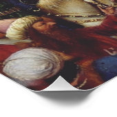 Die Kreuzigung von Van Eyck Poster (Ecke)