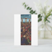 Die Kreuzigung von Van Eyck Postkarte (Stehend Vorderseite)