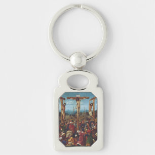 Die Kreuzigung von Van Eyck Schlüsselanhänger
