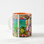 Die Kreuzkollektion Zweifarbige Tasse (Vorderseite Links)