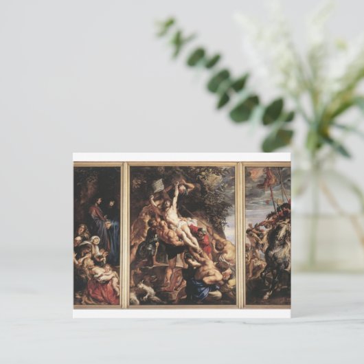 Die Kreuzung von Peter Paul Rubens Post Postkarte (Stehend Vorderseite)