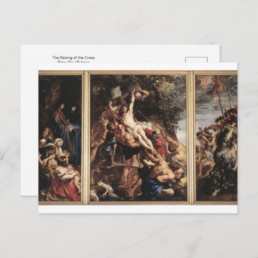 Die Kreuzung von Peter Paul Rubens Post Postkarte (Vorne/Hinten)