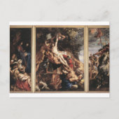 Die Kreuzung von Peter Paul Rubens Post Postkarte (Vorderseite)