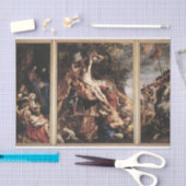 Die Kreuzung von Peter Paul Rubens Seidenpapier (Handwerk)