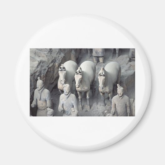 Die Krieger der Terrakotta-Armee Magnet (Vorne)