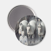 Die Krieger der Terrakotta-Armee Magnet (Vorderseite/Rückseite)