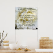 Die Krieger, die von den Kriegern geschaffen wurde Poster (Küche)