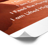 Die Krieger, die von den Kriegern geschaffen wurde Poster (Ecke)