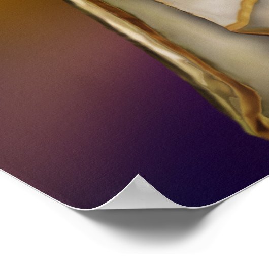 Die Kriegerbrücke Poster (Ecke)