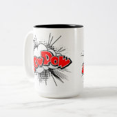 Die Kriegsgefangen-Kriegsgefangen-Tasse Zweifarbige Tasse (Vorderseite Links)