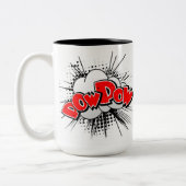 Die Kriegsgefangen-Kriegsgefangen-Tasse Zweifarbige Tasse (Links)