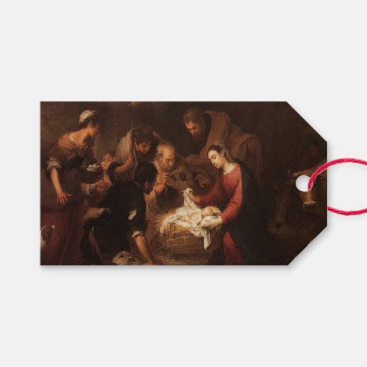Die Krippe 1668 Geschenkanhänger (Vorderseite (Horizontal))