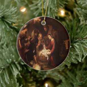 Die Krippe 1668 Keramik Ornament