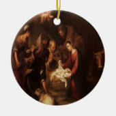 Die Krippe 1668 Keramik Ornament (Vorne)