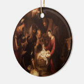 Die Krippe 1668 Keramik Ornament (Links)