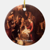 Die Krippe 1668 Keramik Ornament (Hinten)