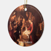 Die Krippe 1668 Keramik Ornament (Links)