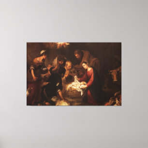 Die Krippe 1668 Leinwanddruck