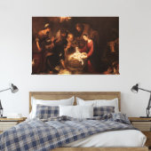 Die Krippe 1668 Leinwanddruck (Insitu (Schlafzimmer))