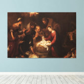 Die Krippe 1668 Leinwanddruck (Insitu (Holzboden))