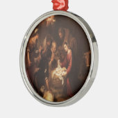 Die Krippe 1668 Ornament Aus Metall (Links)
