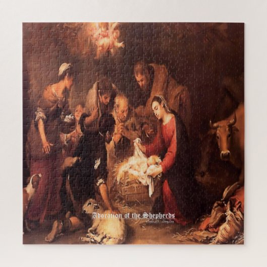 Die Krippe 1668 Puzzle (Vertikal)