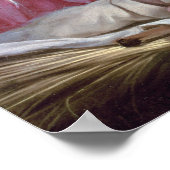 Die Krippe, aus dem Buxtehude-Altar, 1400-10 Poster (Ecke)