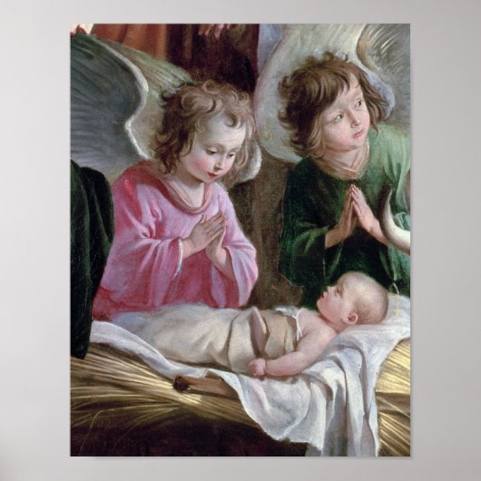 Die Krippe, aus dem Buxtehude-Altar, 1400-10 Poster (Vorne)