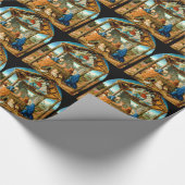 Die Krippe, berühmtes Kunstwerk von Botticelli Geschenkpapier (Ecke)