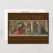 Die Krippe c.1445 | Blue Beach Song™ Postcard Postkarte (Vorne/Hinten)