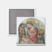 Die Krippe, c.1460 (Terrakotta) Magnet (Vorderseite/Rückseite)