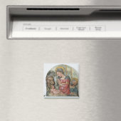 Die Krippe, c.1460 (Terrakotta) Magnet (In Situ (Geschirrspüler))