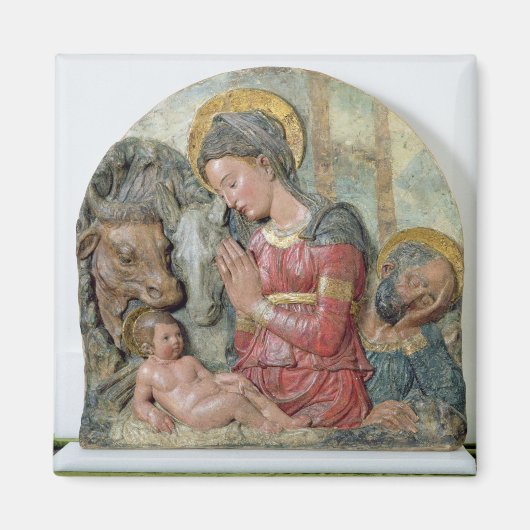 Die Krippe, c.1460 (Terrakotta) Magnet (Vorne)