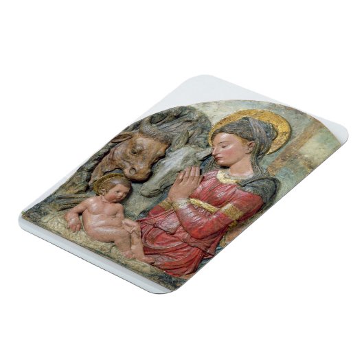 Die Krippe, c.1460 (Terrakotta) Magnet (Linke Seite)