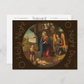 Die Krippe c.1495 | Blue Beach Song™ Postkarte (Vorne/Hinten)