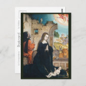 Die Krippe c.1508 | Blue Beach Song™ Postkarte (Vorne/Hinten)