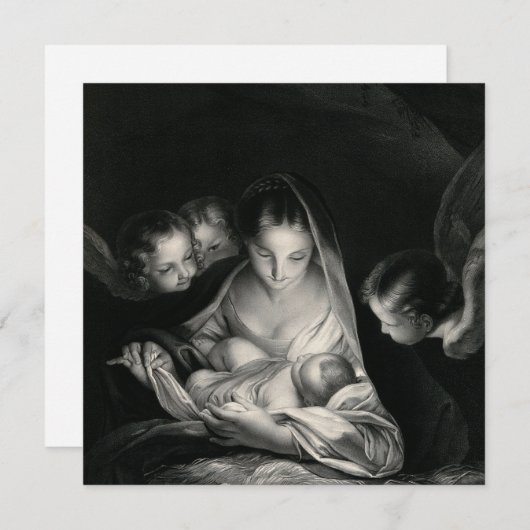 Die Krippe Christi-Kindermutter Mary Angels (Vorne/Hinten)